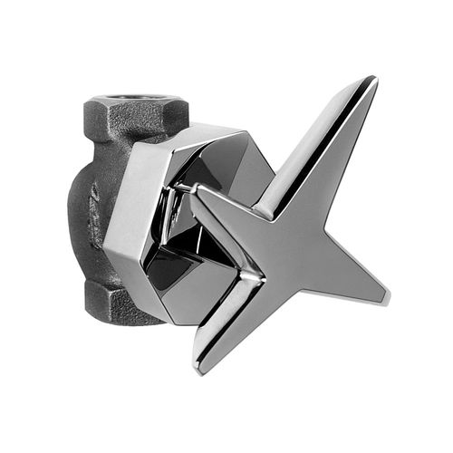Torneira de fechamento para box de banheiro - 0-154 - RUBINETTERIE STELLA - de parede / em metal cromado / para banheiro