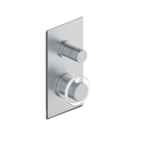 Misturador monocomando para box de banheiro - 3254MCLT2-PV - RUBINETTERIE STELLA - de parede / metálico / para banheiro