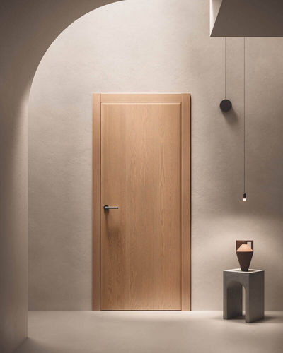 Porta interna - ZERONDA - GAROFOLI - em madeira maciça / de abrir / contemporânea