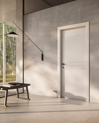 Porta interna - Nucola 4Q2F - GAROFOLI - em madeira / de abrir / contemporânea
