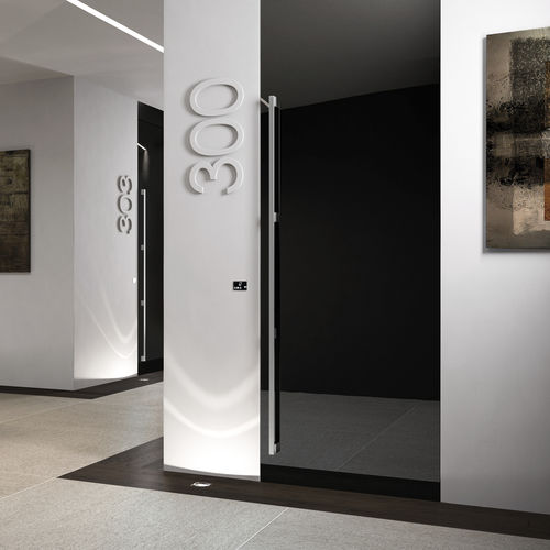 Porta interna - FILOMURO REI 60 GLASS - GAROFOLI - em madeira / de abrir / com vidro