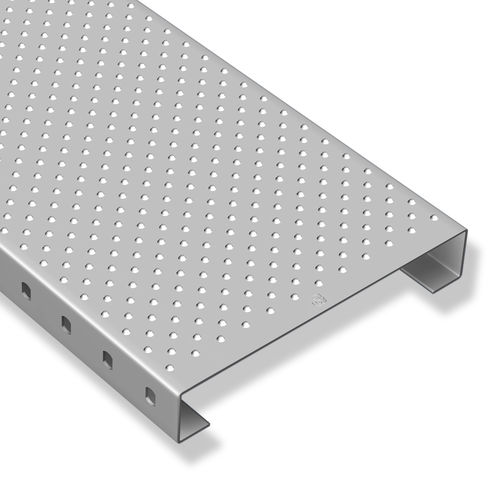 Grade de piso em aço inoxidável - PERL - GRAEPEL - em aço galvanizado / em chapa perfurada / para passarela industrial