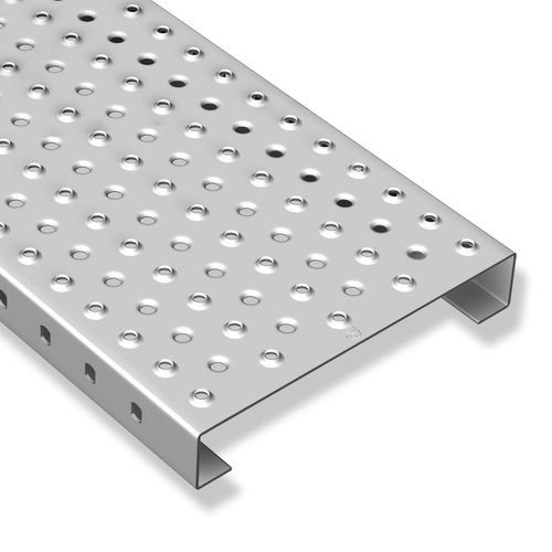 Grade de piso em aço inoxidável - ECO - GRAEPEL - em aço galvanizado / em chapa perfurada / para piso externo