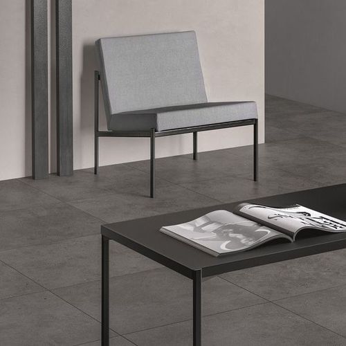 Placas de revestimento em grés porcelanato - FJORD : DUSTY FJORD - Fiandre - polida / para ambiente interno / para piso