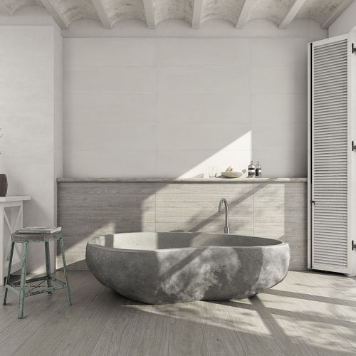 Placas de revestimento em cerâmica - WABI SABI - GRESPANIA CERAMICA - fosca / com relevo / para ambiente interno