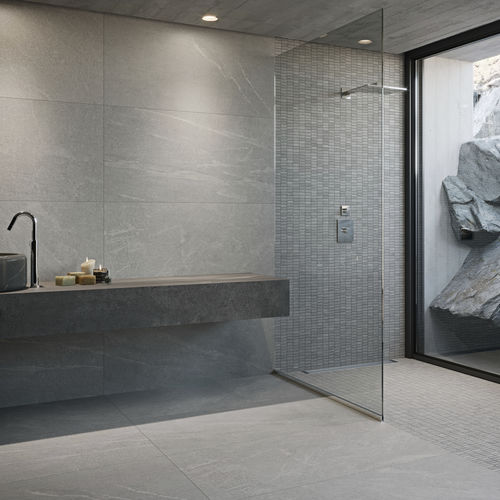 Placas de revestimento em grés porcelanato - VOLGA - GRESPANIA CERAMICA - polida / fosca / com relevo