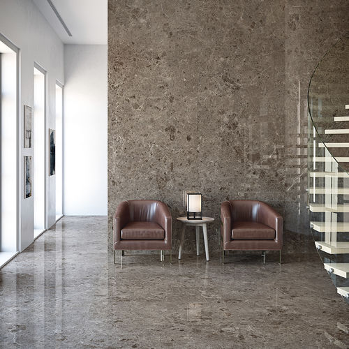Placas de revestimento em grés porcelanato - COVERLAM ARTIC - GRESPANIA CERAMICA - polida / brilhante / para ambiente interno