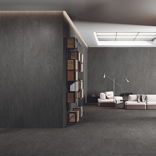 Placas de revestimento em grés porcelanato - COVERLAM BASALTINA - GRESPANIA CERAMICA - fosca / para ambiente interno / para ambiente externo