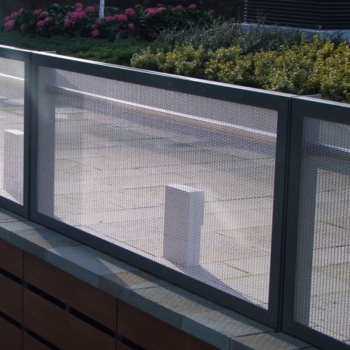 Guarda-corpo metálico - EGLA-MONO 4631 - HAVER & BOECKER OHG - com barras / para ambiente externo / para sacada