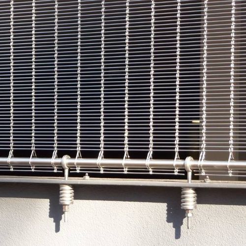 Sistema de fixação metálico - BOTTOM MOUNTING CABLE MESH - HAVER & BOECKER OHG - para revestimento de fachada / para parede-cortina / para parede