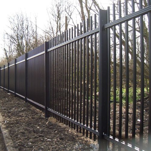 Cerca com barras - TR400  - HERAS - para jardim / em aço galvanizado / clássica