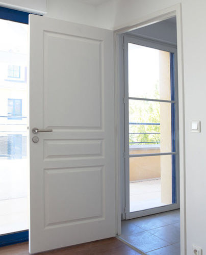 Porta interna - ALVEOLAIRE POSTFORMÉE  - HUET - em MDF / em faia / em pinho