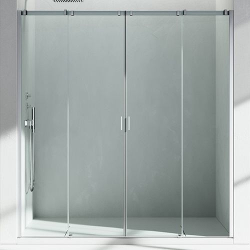 Cabine de banho em vidro - SERIE 8000 : C4 - VISMARAVETRO - com portas de correr / frontal / da linha residencial
