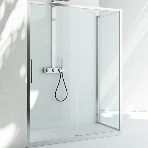 Cabine de banho em vidro - SERIE 7000 : ZN+ZG - VISMARAVETRO - com portas de correr / de canto / da linha residencial