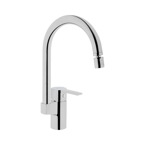 Misturador monocomando de bancada - A42155EXP - VitrA - em metal cromado / para cozinha / 1 furo