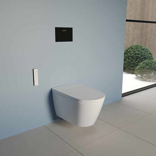 Vaso sanitário inteligente - V-CARE 3 PRIME SMART  - VitrA - suspenso / em cerâmica / não especificado