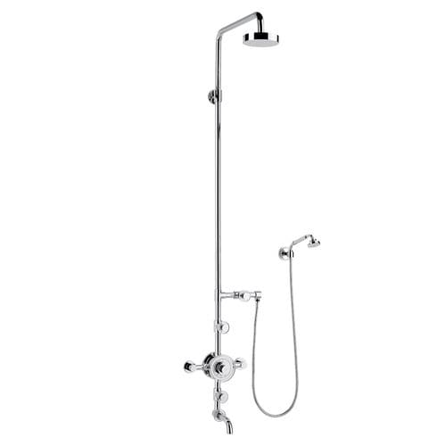 Conjunto de chuveiro de parede - GH/X2-X2 SERIES - VOLEVATCH - contemporâneo / da linha comercial / com chuveiro de mão