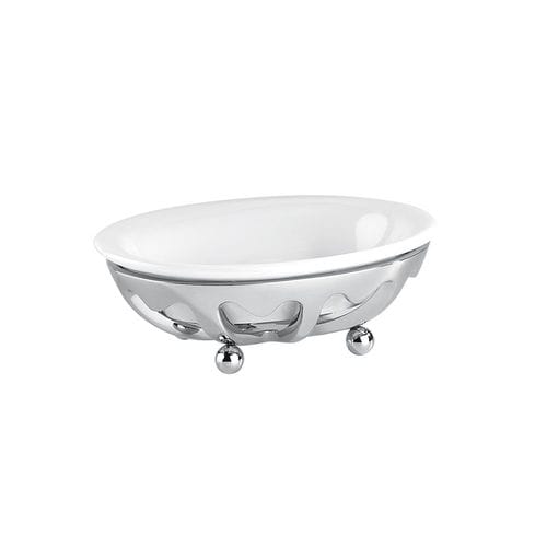 Saboneteira metálica - BISTROT - VOLEVATCH - em porcelana / polida
