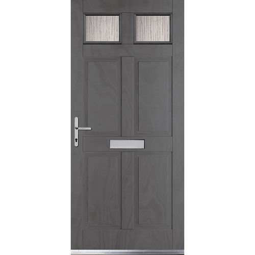 Porta de entrada - INSULUX : BARRINGTON - JELD-WEN - em alumínio / em compósito / de abrir