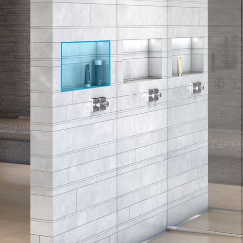 Painel para construção em poliestireno - SANWELL NICHES - wedi GmbH - para parede / para banheiro / para móvel