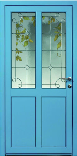 Porta de entrada - LIGNE MESURE : HOUSTON - TRYBA - em PVC / de abrir / com vidro