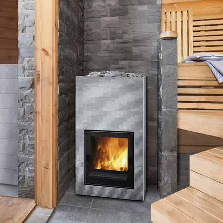 Forno para sauna seca contemporâneo - HILE  - TULIKIVI