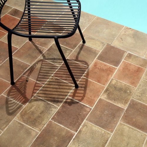 Placas de revestimento em terracota - ANTIQUAIRE  - TERRES CUITES DE RAUJOLLES - polida / patinada / para ambiente externo