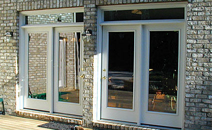 Porta-balcão de abrir - PROFILE - THERMA-TRU DOORS - de fibra de vidro / com vidro duplo