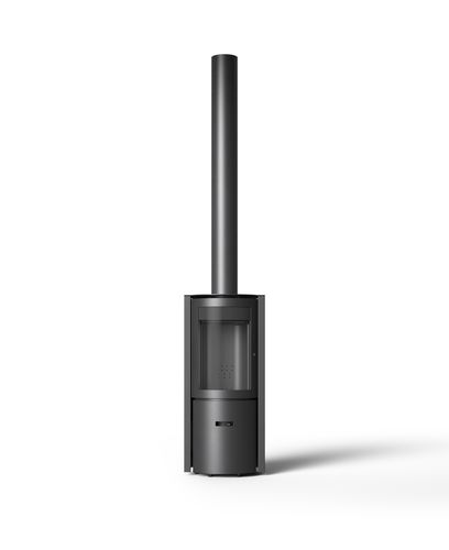 Salamandra a lenha - 30-COMPACT - Stûv - 6 kW / de instalação livre / de centro
