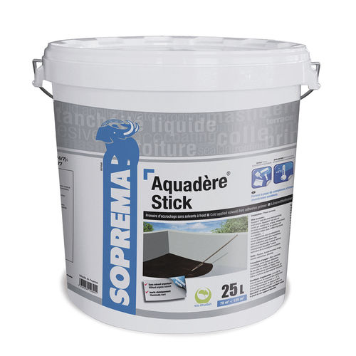Reboco isolador de aplicação a frio - AQUADERE® STICK - SOPREMA - para telhado / para madeira / para concreto