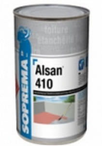 Impermeabilizante líquido para telhado - ALSAN® 410 - SOPREMA - para ambiente interno / em poliuretano / de resina