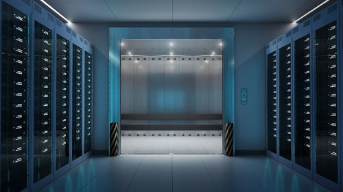 Elevador elétrico - ROBUST™ - Otis - hidráulico / para hospital / para o setor terciário