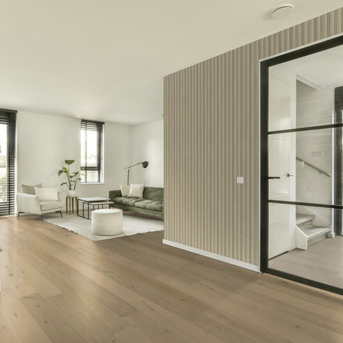 Acabamento de parede para ambiente interno - Panelio Verne Beige PA5378 - SOBOPLAC - de poliestireno extrudado / com efeito de madeira / para área úmida