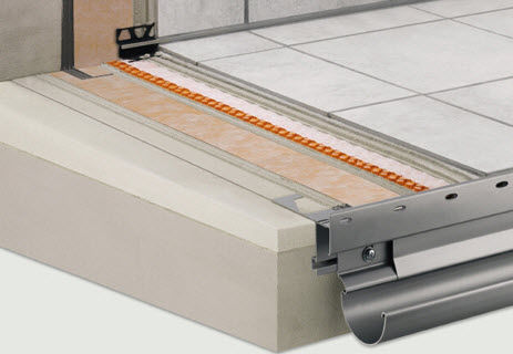 Perfil metálico - SCHLÜTER®-BARA-RTKE/-RTKEG - Schluter-Systems - de remate lateral