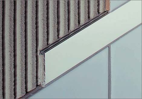 Perfil de separação em alumínio - SCHLÜTER®-DESIGNLINE - Schluter-Systems - para revestimento cerâmico