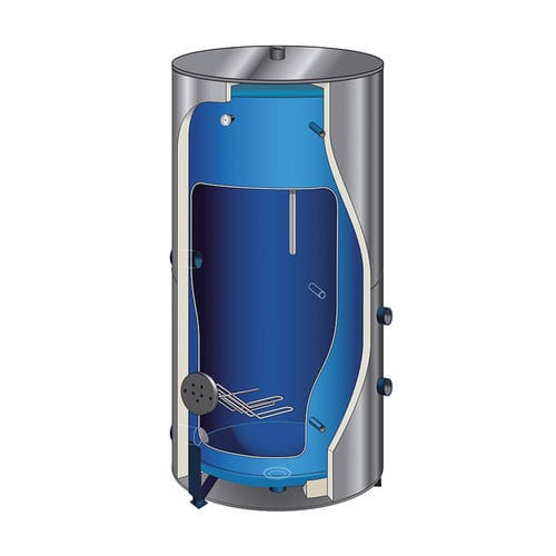 Aquecedor de acumulação elétrico - CORTHERM - ATLANTIC - de piso / vertical / da linha comercial