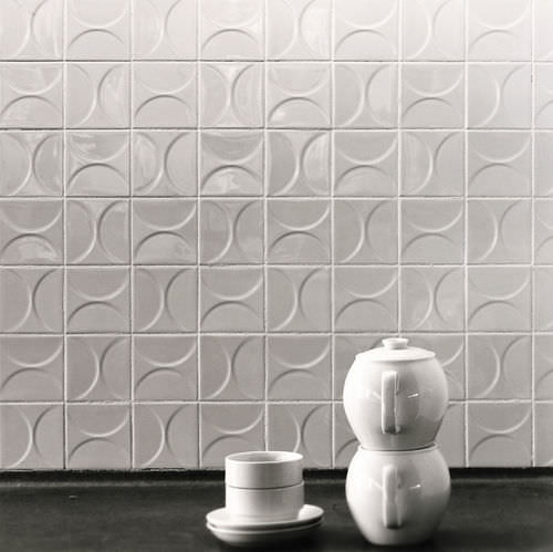 Placas de revestimento em grés porcelanato - CLASSICS KHO LIANG IE - Royal Mosa - em cerâmica / brilhante / com relevo