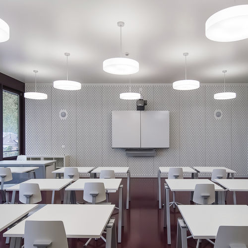 Luminária técnica pendente - MILANO - REGENT LIGHTING - de LED / redonda / IP40