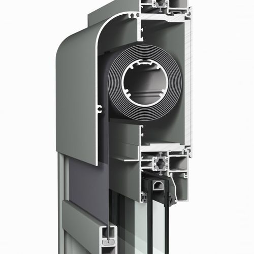 Brise em alumínio - REYNASCREEN - Reynaers Aluminium - para fachada