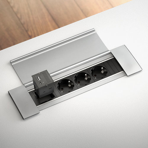 Tomada replicador de portas - CM MINI PORT REPLICATOR - BACHMANN - de corrente / USB / para equipamento informático
