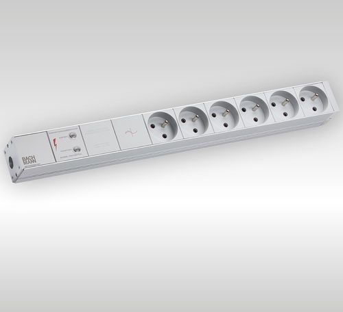 Tomada elétrica - 1U  - BACHMANN - para equipamento informático / múltipla / de bancada
