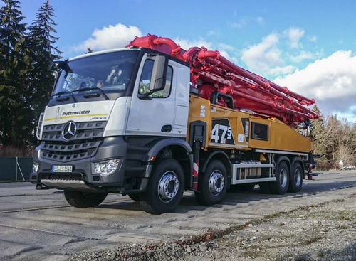 Bomba de concreto móvel - M 47-5 - PUTZMEISTER