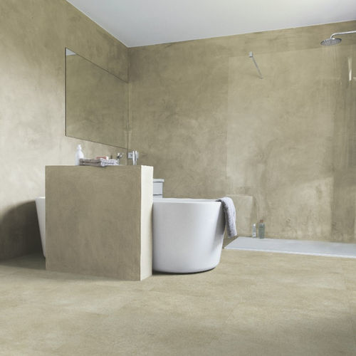 Revestimento de piso vinílico - CEMENTO WARM  - QUICK-STEP - para ambiente interno / para banheiro / para o setor terciário