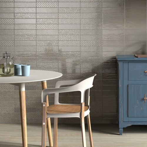 Placas de revestimento em cerâmica - LOFT BRICK - RAK Ceramics - brilhante / para ambiente interno / de parede