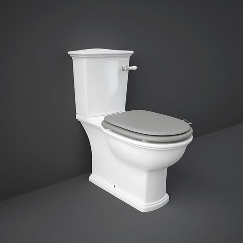 Vaso sanitário de piso - RAK-Washington - RAK Ceramics - em cerâmica / com alavanca / com descarga de água aparente
