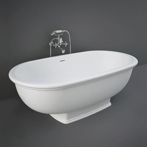 Banheira freestanding - RAK Ceramics - em acrílico / branca