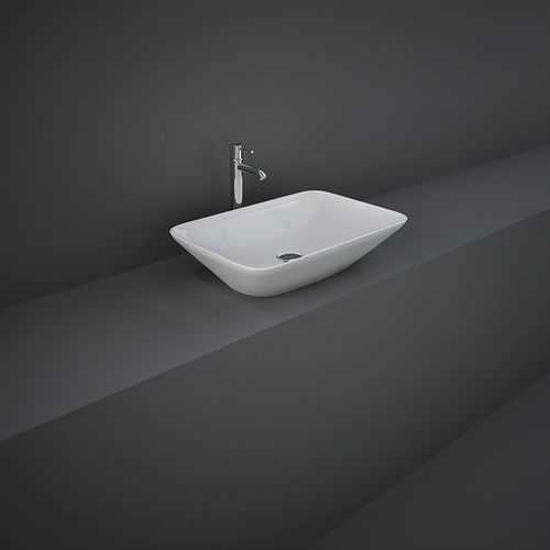 Cuba de apoio - RAK-VARIANT - RAK Ceramics - em cerâmica / retangular / sem furos