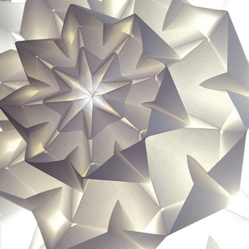 Membrana têxtil em poliéster - ORIGAMI DROP - PROCÉDÉS CHÉNEL INTERNATIONAL - em papel / para forro de teto / para ambiente interno