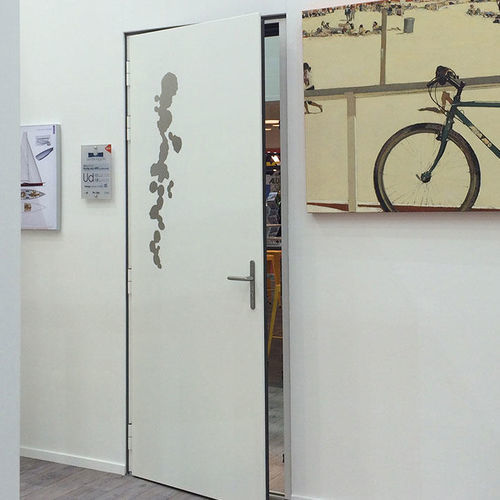 Porta de entrada - SATIN MOON® - PROFILS SYTEMES - em alumínio / de abrir / com vidro
