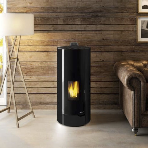 Salamandra a pellets - NINA - PALAZZETTI LELIO - 5 kW–10 kW / de piso / contemporânea